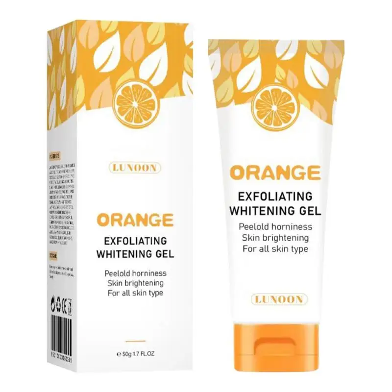 

Peeling Gel For Face Orange Brightening Gel Dead Skin Remover For Face Gently Exfoliator Face Moisturizer For All Skin Types