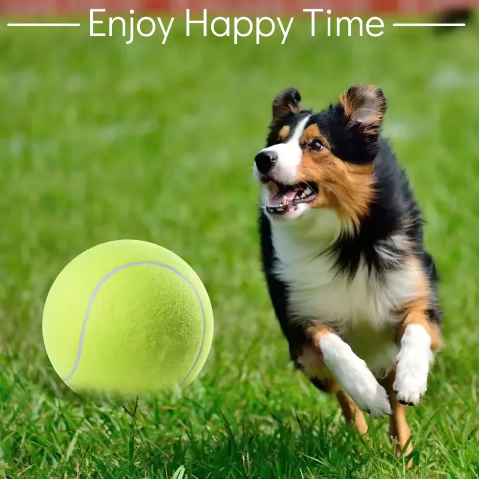 

1 Pack 9.5 inch Tennis Ball Large Dog Tennis Ball Pet Balls for Dogs for Outdoor/Indoor Sports Dog Gift Training Supplies