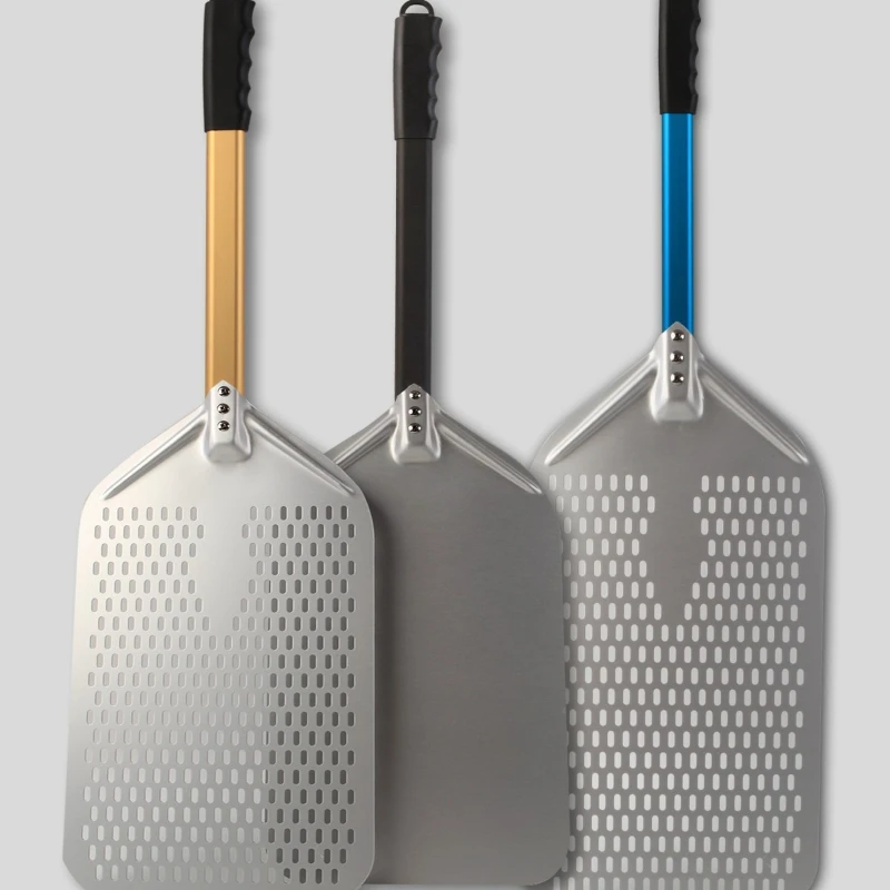 

Add rectangular pizza shovel, foreign trade baking, flip shovel, punching pizza shovel, aluminum round handle, extended handle