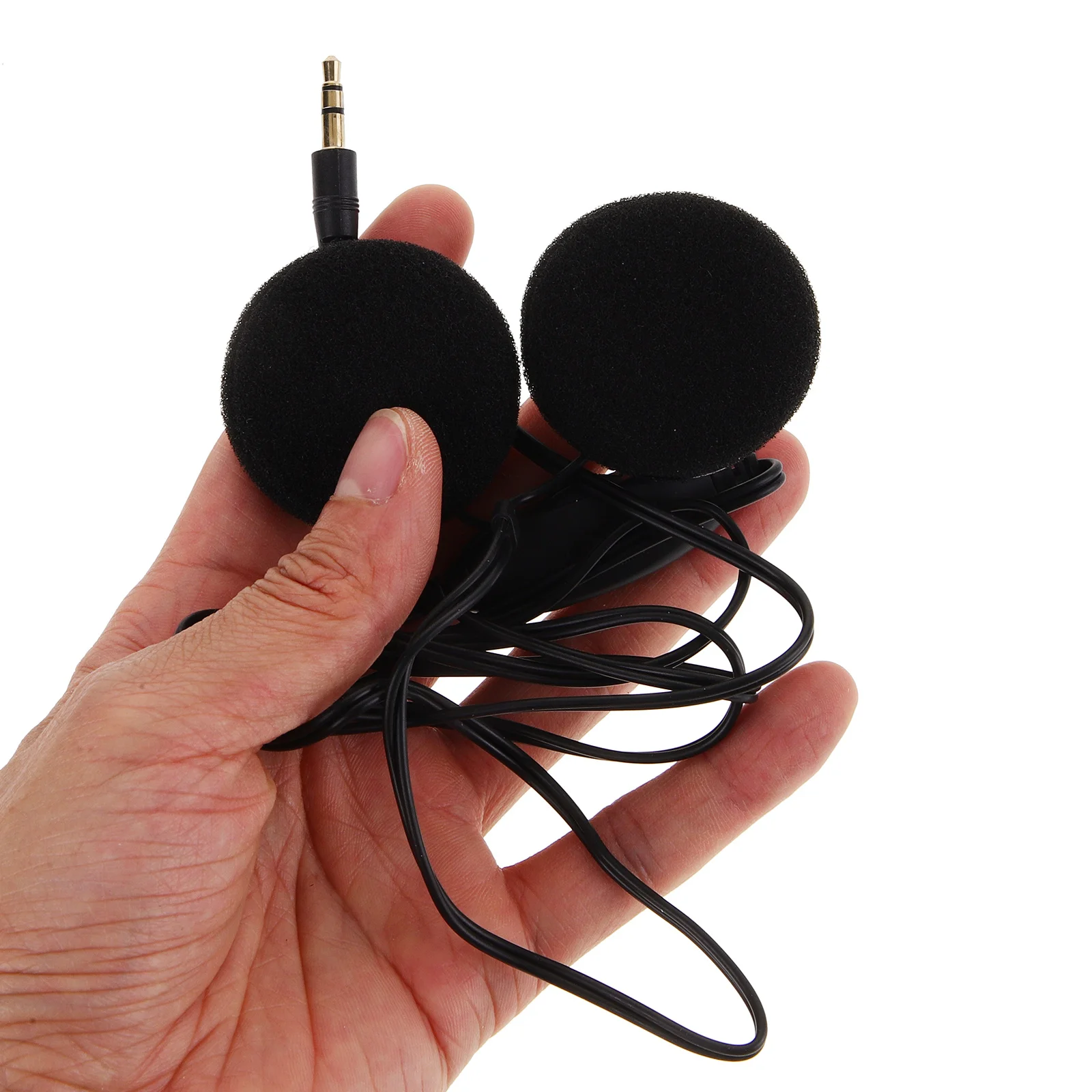 دراجة نارية سماعة 3.5 ملم الصلبة دائم دراجة نارية سماعة الملاحة الصوتية دعوة تشغيل الموسيقى الحد من الضوضاء