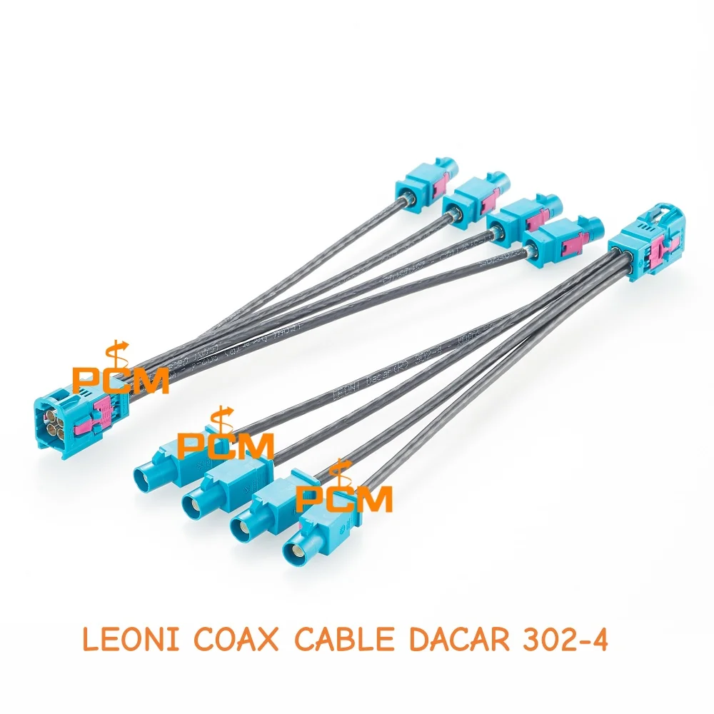 Rosenberger AMS11D-1M4Z5-Z HFM Mini FAKRA Plug to 59Z114-000-Z FAKRA Plug Z Code Automotive Coaxial RF Cable for Camera ADAS