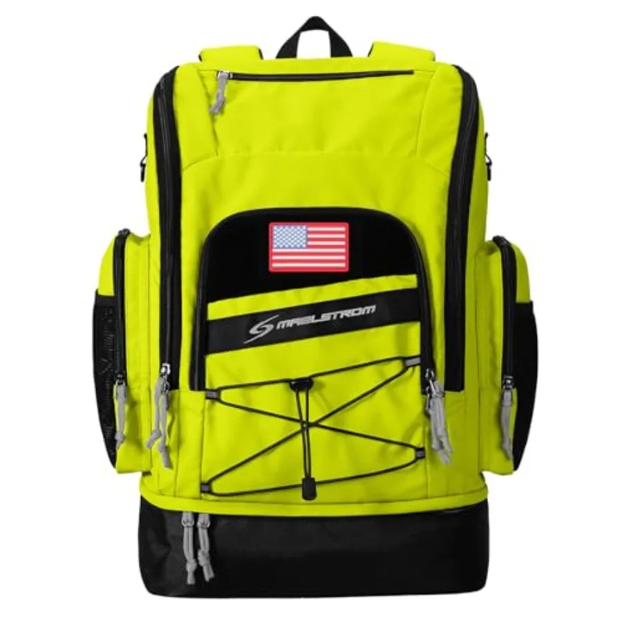 Swim Backpack 35L - Waterproof with Separate Shoe and Wet Compartment for Gym and Sports