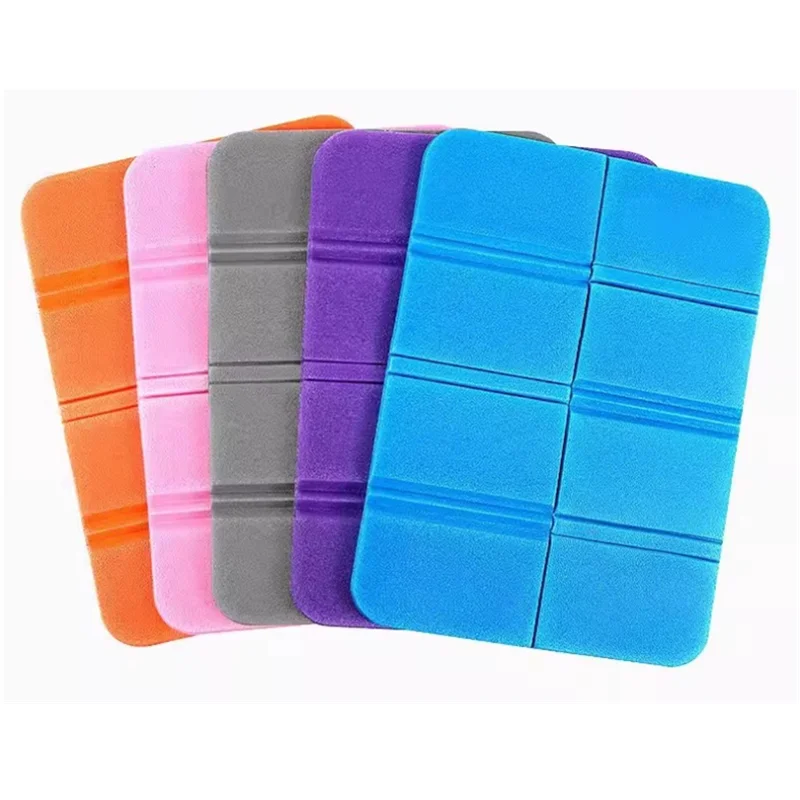 Cojín portátil para asiento de pesca y viajes al aire libre, colchoneta ultraligera de espuma plegable para acampar, colchoneta para Picnic, almohadilla a prueba de humedad