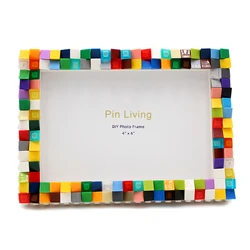 DIY children's photo frame building block photo frame creative photo frame setting table