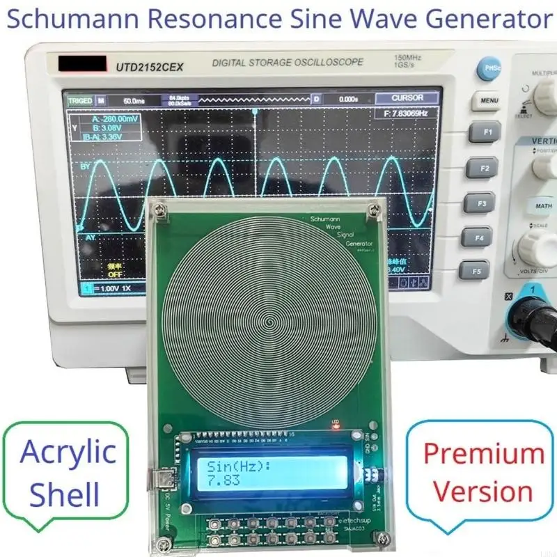 2026 New Customizable 0.1Hz 30KHz Frequency Generator Headphones Protective Carrying Case
