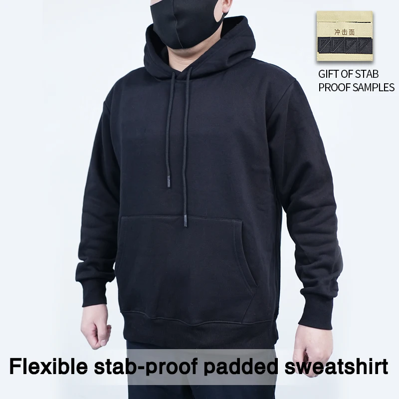 

Anti Stab Safety Clothing Self Defense Anti Stab Clothing Winter Padded Men's Sweatshirt Personal Safety and Defense