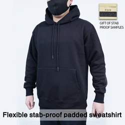 Anti Stab Safety Clothing Self Defense Anti Stab Clothing Winter Padded Men's Sweatshirt Personal Safety and Defense