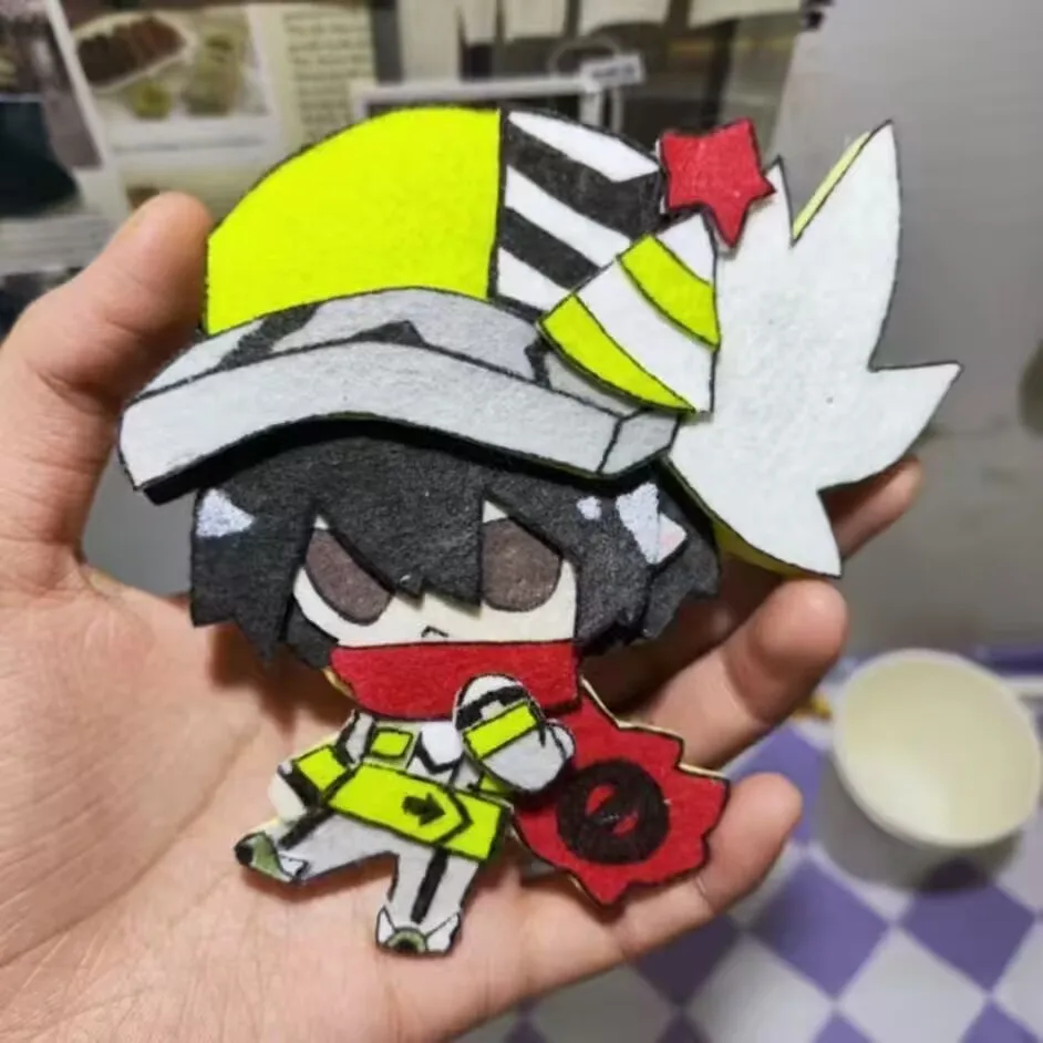 

New product: Xiaohongshu same style "Concave and Convex World" anime "Mikal" non-woven fabric pendant, cute bag pendant gift