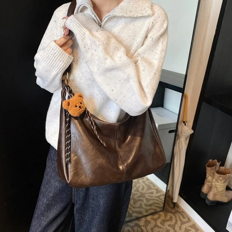 جميل الدب سحر سلاسل المفاتيح لطيف Y2K أفخم حلية قلادة سيارة كيرينغ ظهره الديكور حقيبة سحر مجوهرات فتاة هدية #5