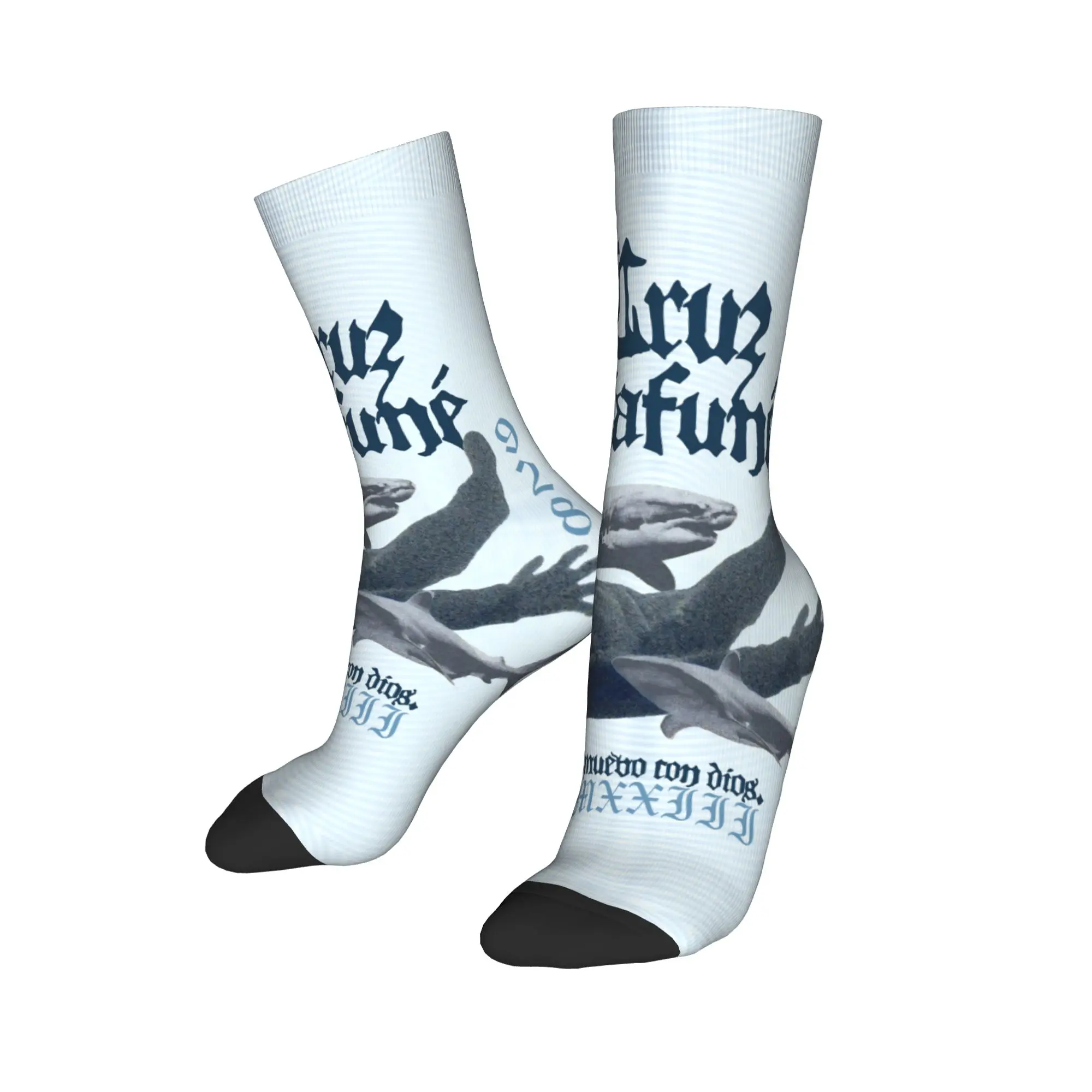 الإسبانية كيفيدو الموسيقى المغني الجوارب جوارب الموضة النساء الرجال لينة تنفس سكيت الجوارب الربيع تصميم عدم الانزلاق الجوارب #3