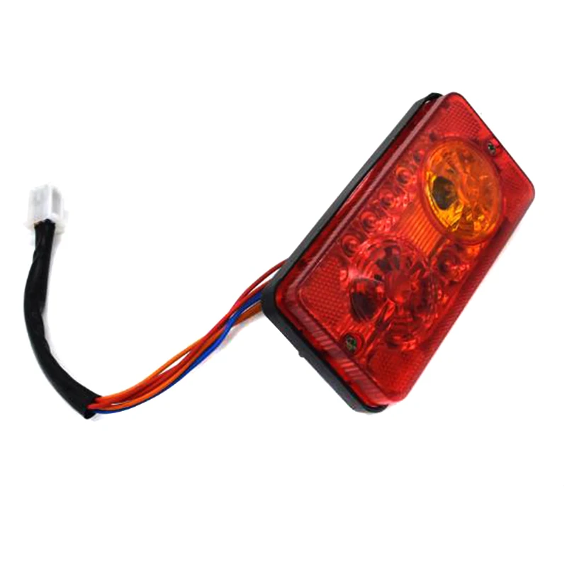 1Pcs 12V DC LED Rear Tail Lights Brake Turn Signal Reverse Lamp For Electric-Tricycle