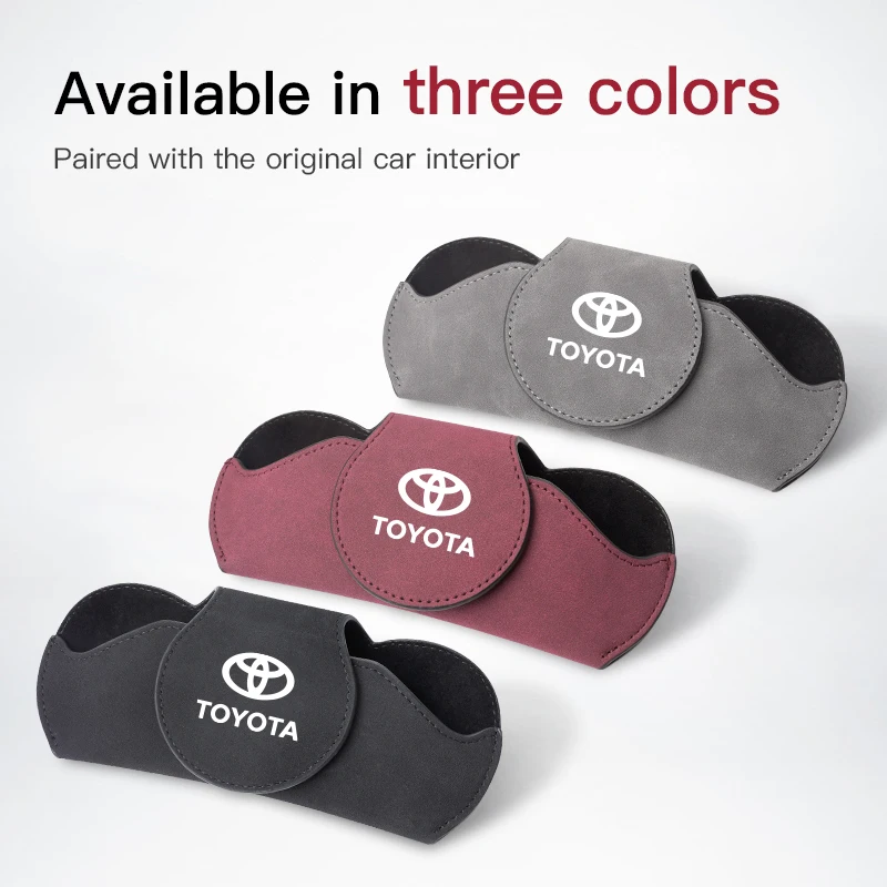 صندوق نظارات واقي من الشمس الداخلي للسيارة لسيارة تويوتا فورتشنر هايلاندر مارك-X ميراي هليكس بيكانتو سوبر TRD غازو