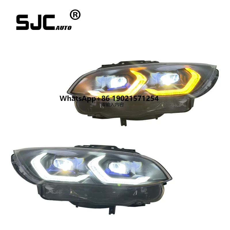 

SJC Car Accessories Headlight Assembly for BMW 3 Series E92 2006- 2012 Head Lights Front Lamps Day Time Running Light