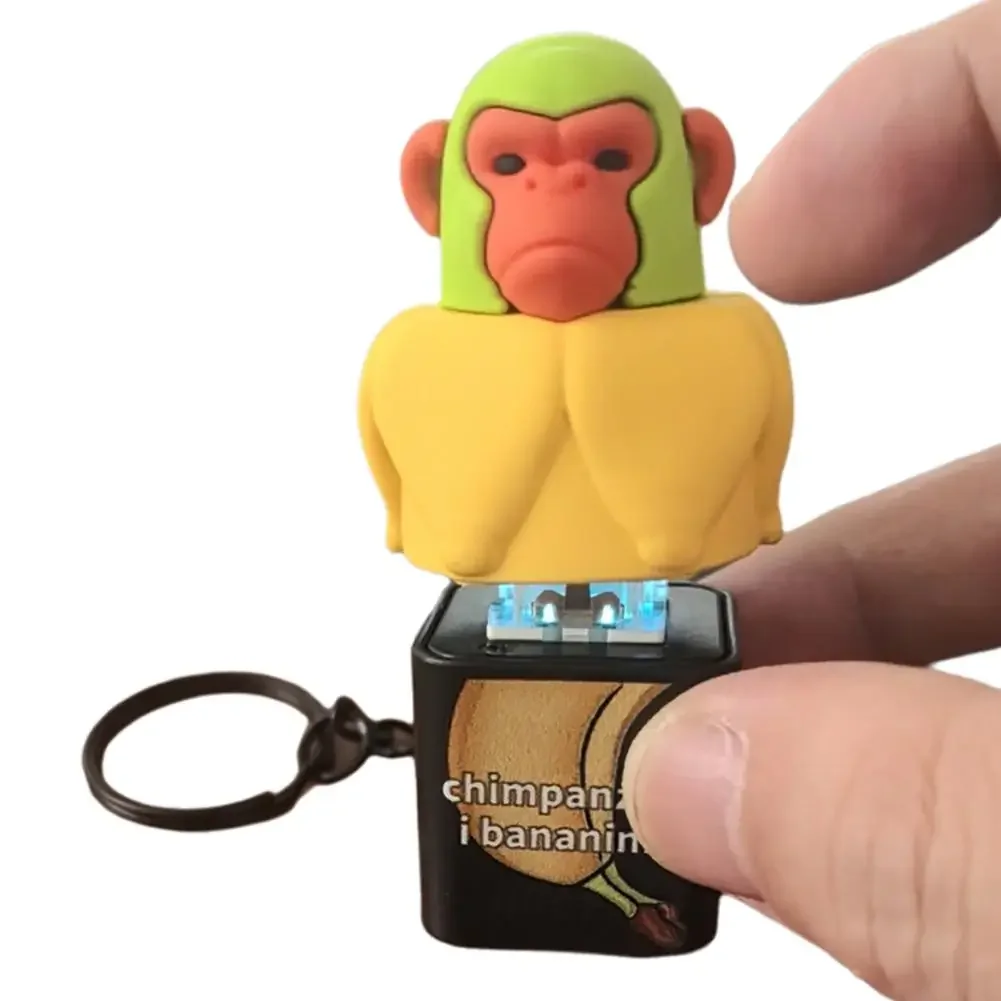 Tung Tung Sahur Stickman, modelo de adorno de escritorio, prensa peculiar creativa, juguetes para aliviar el estrés, adornos, juguetes con sonido