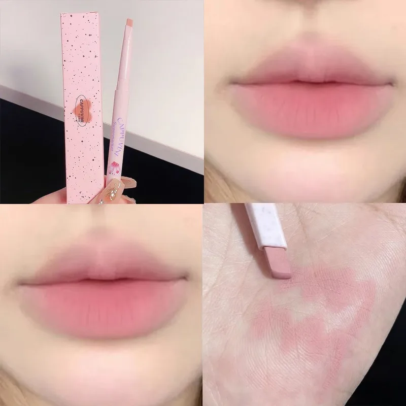 3D Lips Velvet Matte Lip Liner Pencil Waterproof Lasting Plump Lipstick Natural Outline Lips Contour Line Makeup Lipliner Pen
