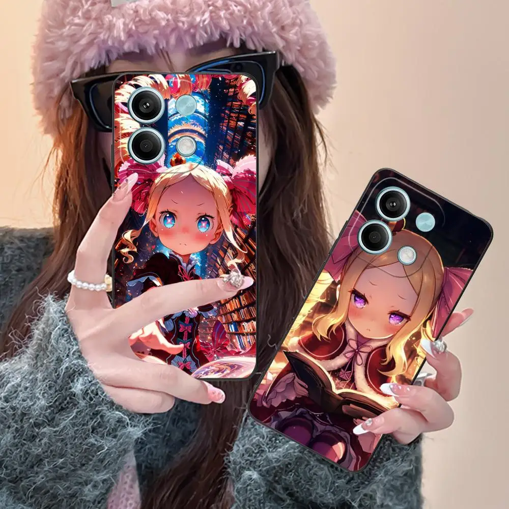 حافظة هاتف محمول ReZero Beatrice لهاتف Xiaomi Redmi Note 14 13 12 11 S Pro Plus 4G 5G غطاء طباعة ملون للهاتف الذكي جميل #2