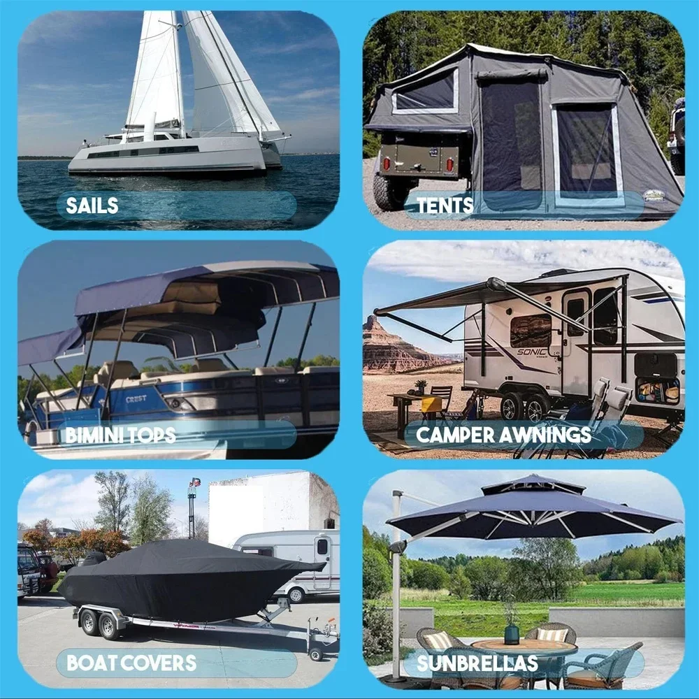 2025 جديد شريط لاصق قوي شريط نسيج مقاوم للماء لخيمة قارب RV يغطي مظلة المظلة