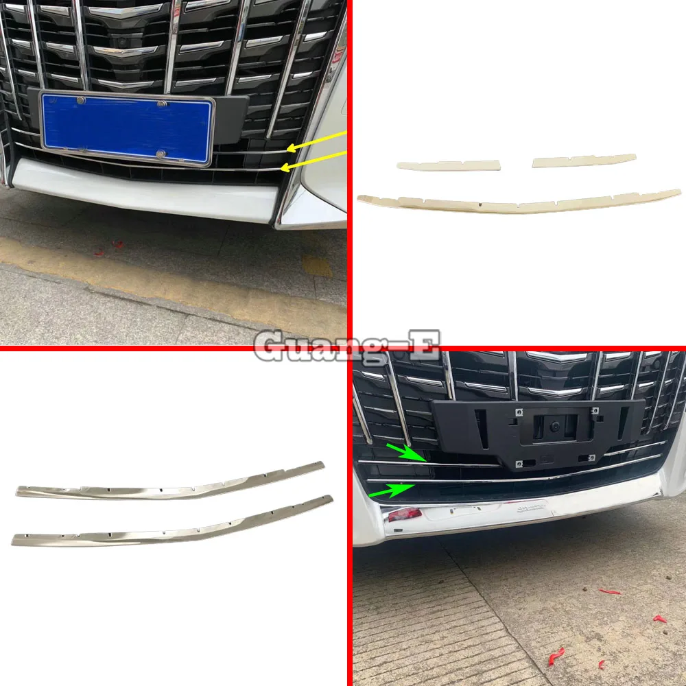 

For Toyota Alphard Vellfire 2016 2017 2018 2019 2020 Car Front Bumper Lower Grille trim Grill Engine Auto Exterior Accessories