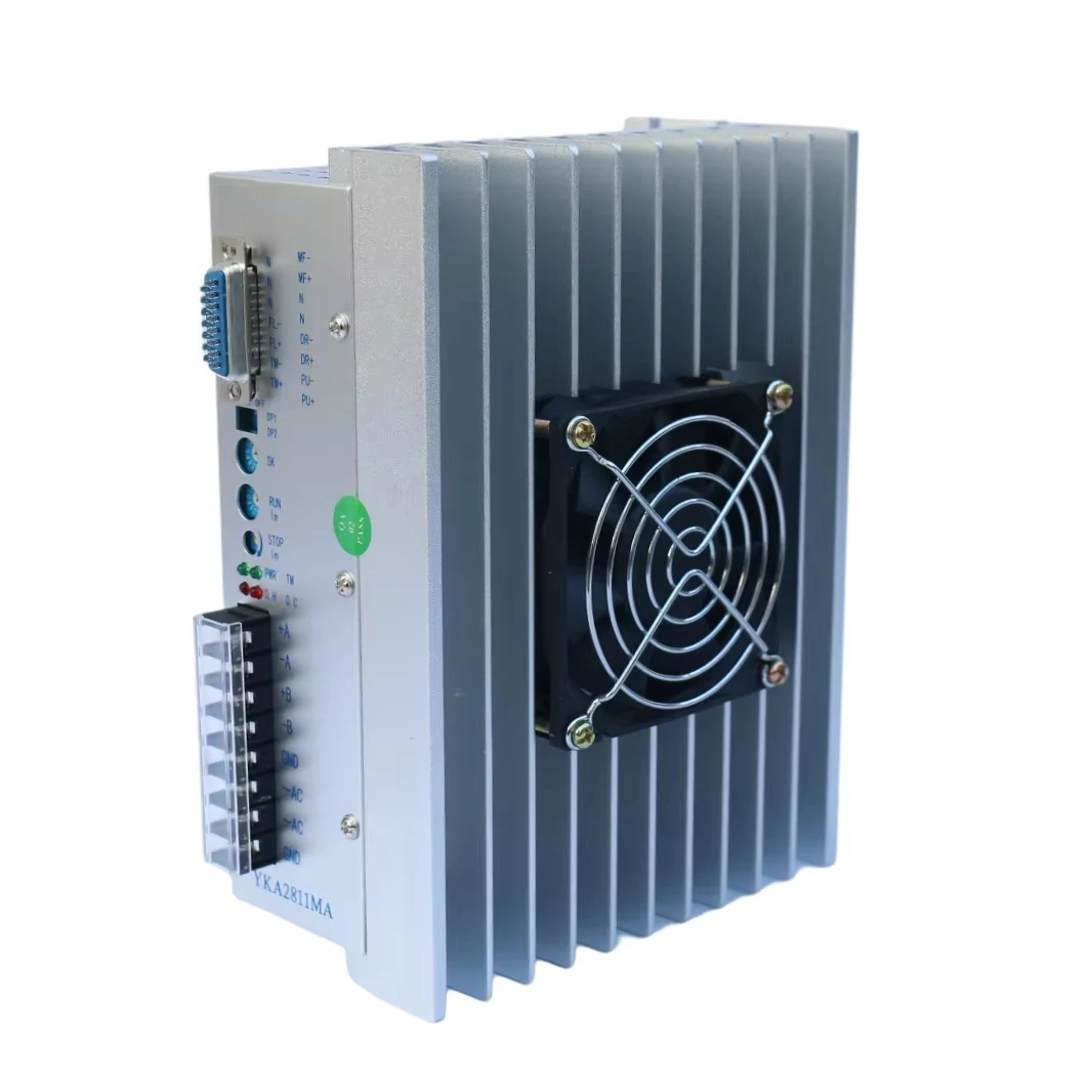 Genuino AC60-110V 8.0A. 2D811/YKA.2811MA. Controlador de Motor Servo, Frecuencia de Reacción de 200Kpps, Protección Contra Sobrecorriente/Sobrecalentamiento/Bajo Voltaje