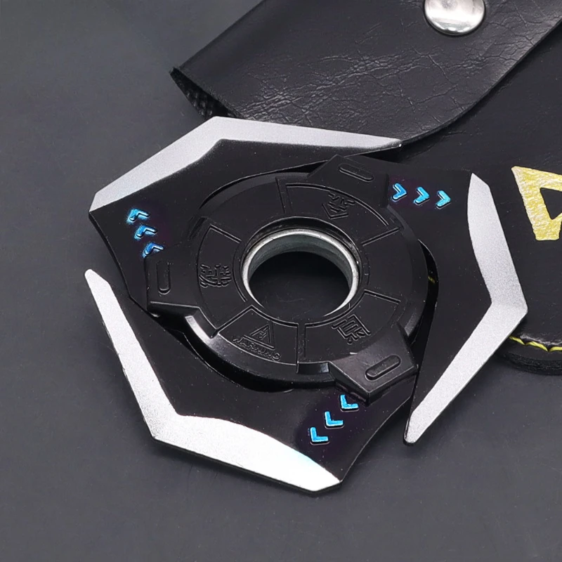 재고 있음 10cm 애니메이션 Apex Legends 전기 아크 스타 다트 게임 주변기기 무딘 칼날 검 무기 가죽 케이스 포함 어린이 선물용