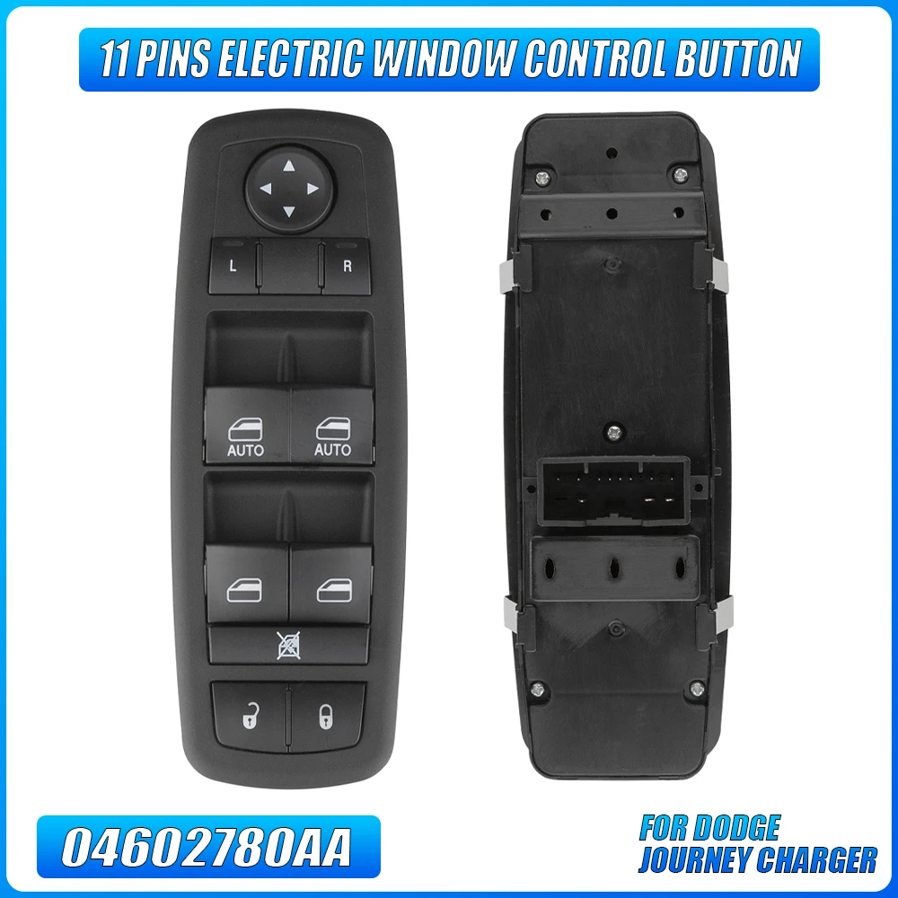 

68139805AA синий свет, переключатель стеклоподъемника, 11-контактная кнопка управления электрическим стеклоподъемником для Dodge Journey Charger Chrysler 300