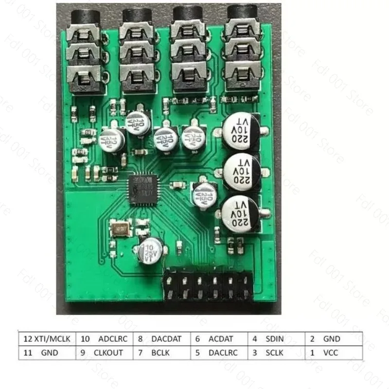 Audio interconversion digital module WM871 AUDIO encoding module with FPGA development STM development interface