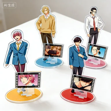 Llaveros de anime DIY Twilight Out of Focus Ooto Momo Rei Shion Kikuchi, periféricos, modelo de acrílico con soporte de 15 cm, regalos al por mayor