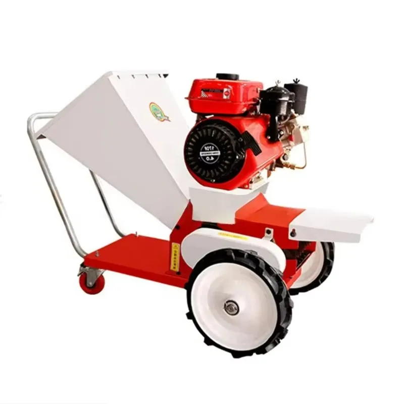 Portable Electric Branch Shredder Household Small 4 Blades Chaff Cutter Silage Making Machine For Garden Orchard Farm Use