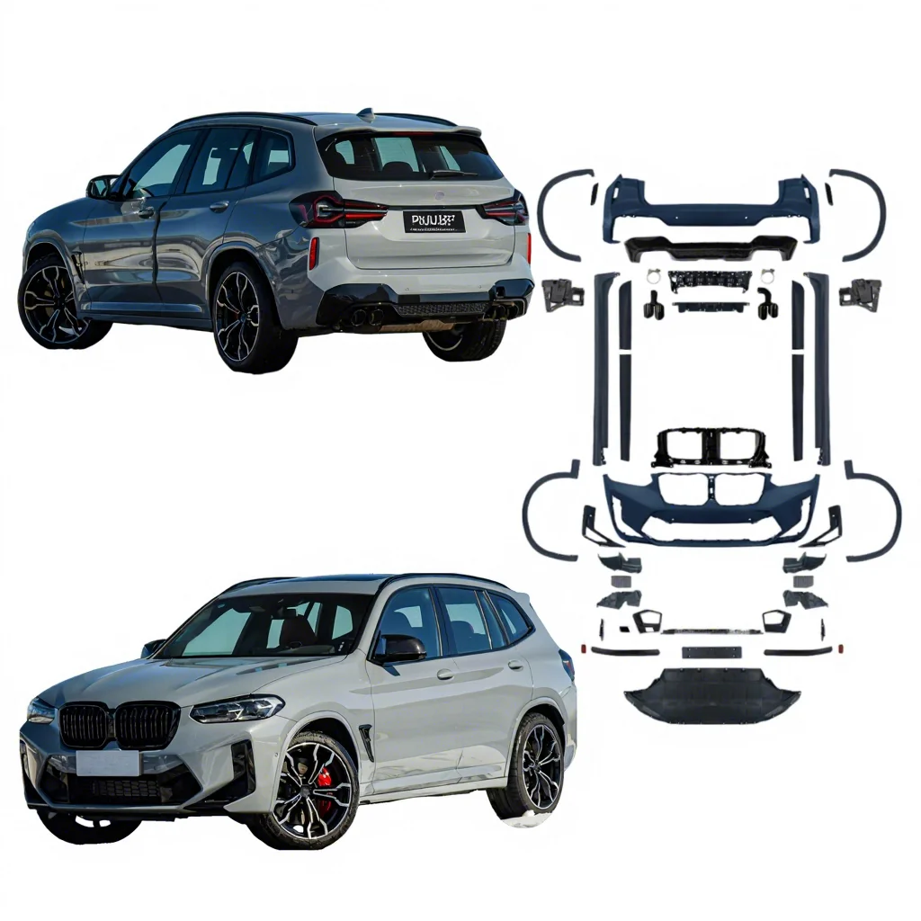 Factory Price Bodykit for BMW X3 Series G01 2022+ Upgrade to F97 X3M Style Bumper Facelift Grille Side Skirt Easy Installation