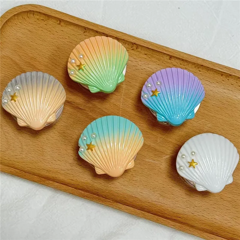 

Multicolour Shell Pearl Mobile Phone Socket Stretch Bracket Phone Stand Finger Holder For iPhone 15 All Phone Grip Tok Griptok