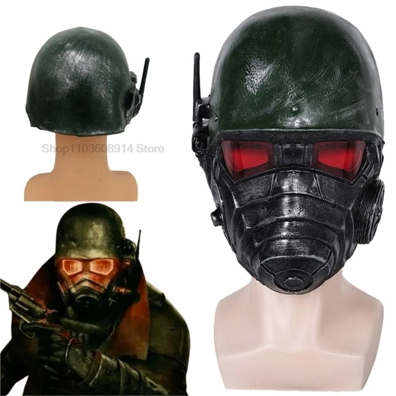 

Soldiers Cosplay Mask Helmet Costume Accessories TV Fall Cosplay Out Latex Headgear Unisex Adult Halloween Roleplay Suit Props