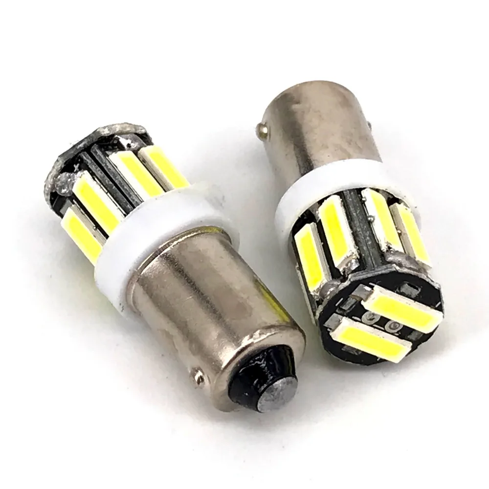 300pcs BA9S 7020 10 SMD LED Car T11 H6W Interior Lights Reading Dome Lamp Map lighting Auto Bulbs DC 12V