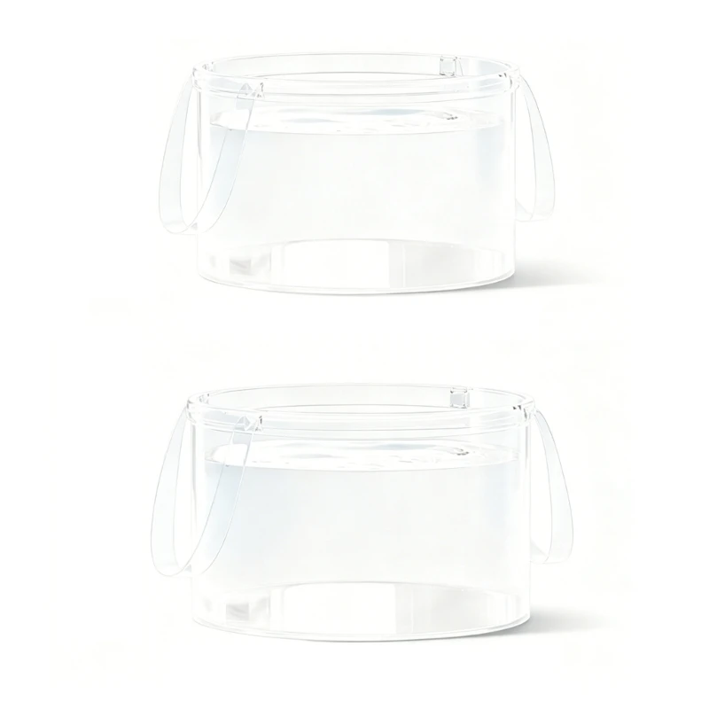 Flexible Storage Bucket With Quick Setup Feature Great As Mobile Washing Bowl For Apartments Or Dorms J0MC