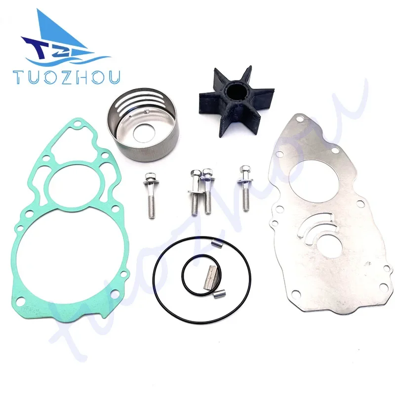 6AW-W0078-00 Water Pump Impeller Repair Kit for Yamaha F/FL 300 350 HP Outboard Motor 6AW-W0078 Sierra 18-3477 Cooling System