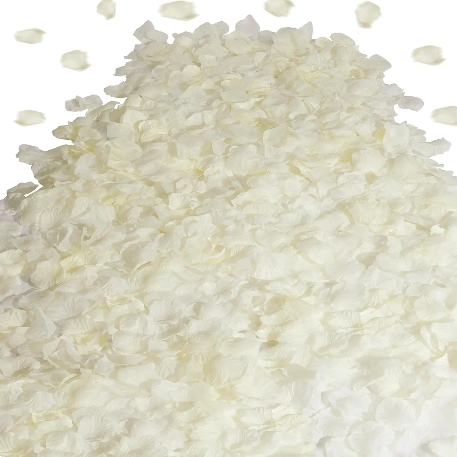 1000 Pcs Artificial Silk Rose Petals Decoration Wedding Party Color Ivory