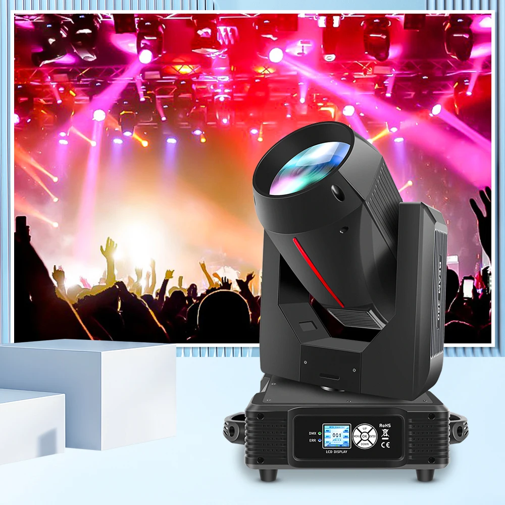 

TOP Sale 3IN1 Beam Lights 18R 380W Moving Head Stage Light Sharpy Spot Non Waterproof Hybrid Zoom Focus DMX512 for Disco Party