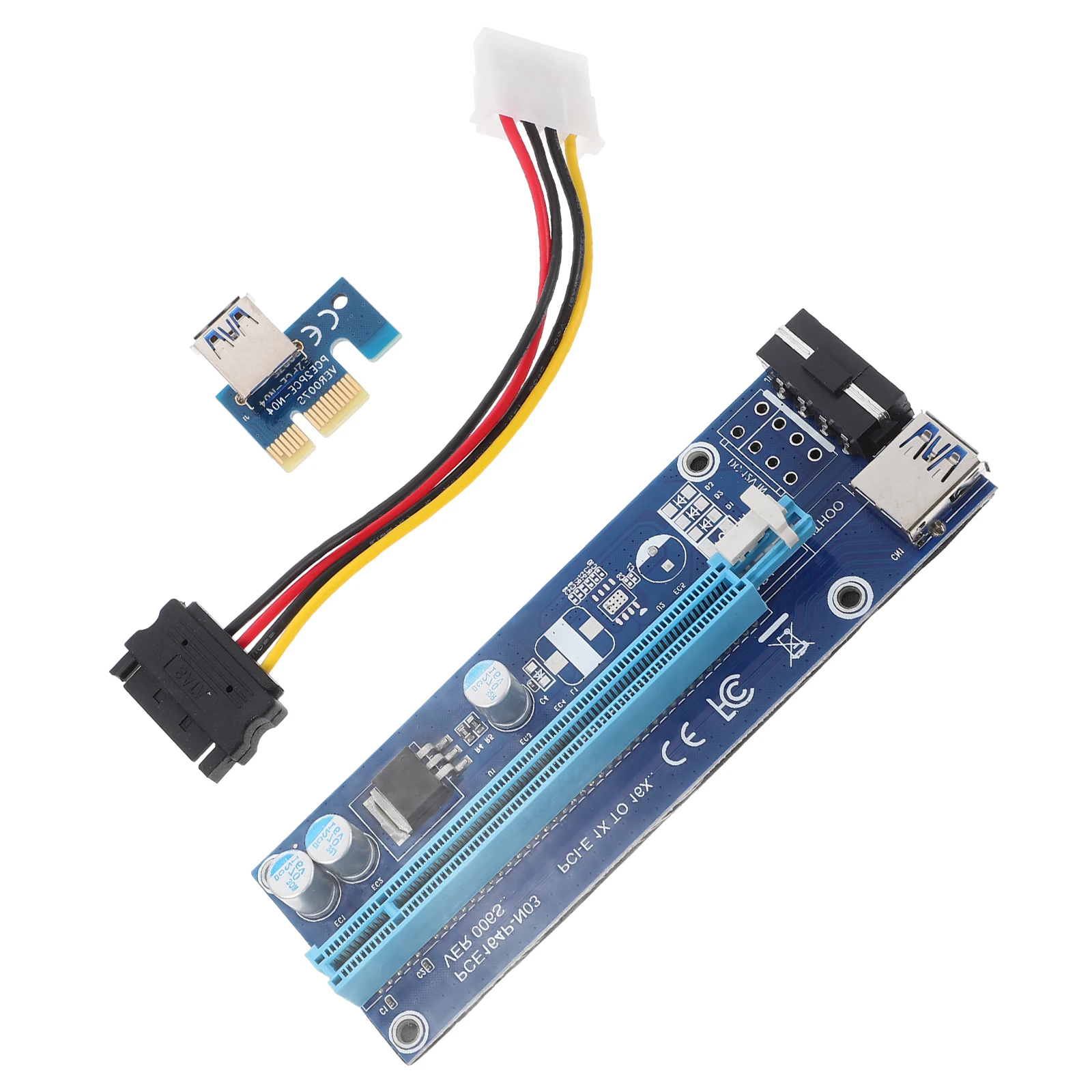 

Карта адаптера PCI-E PCIE 1x–16x Удлинитель Компьютерные аксессуары Riser