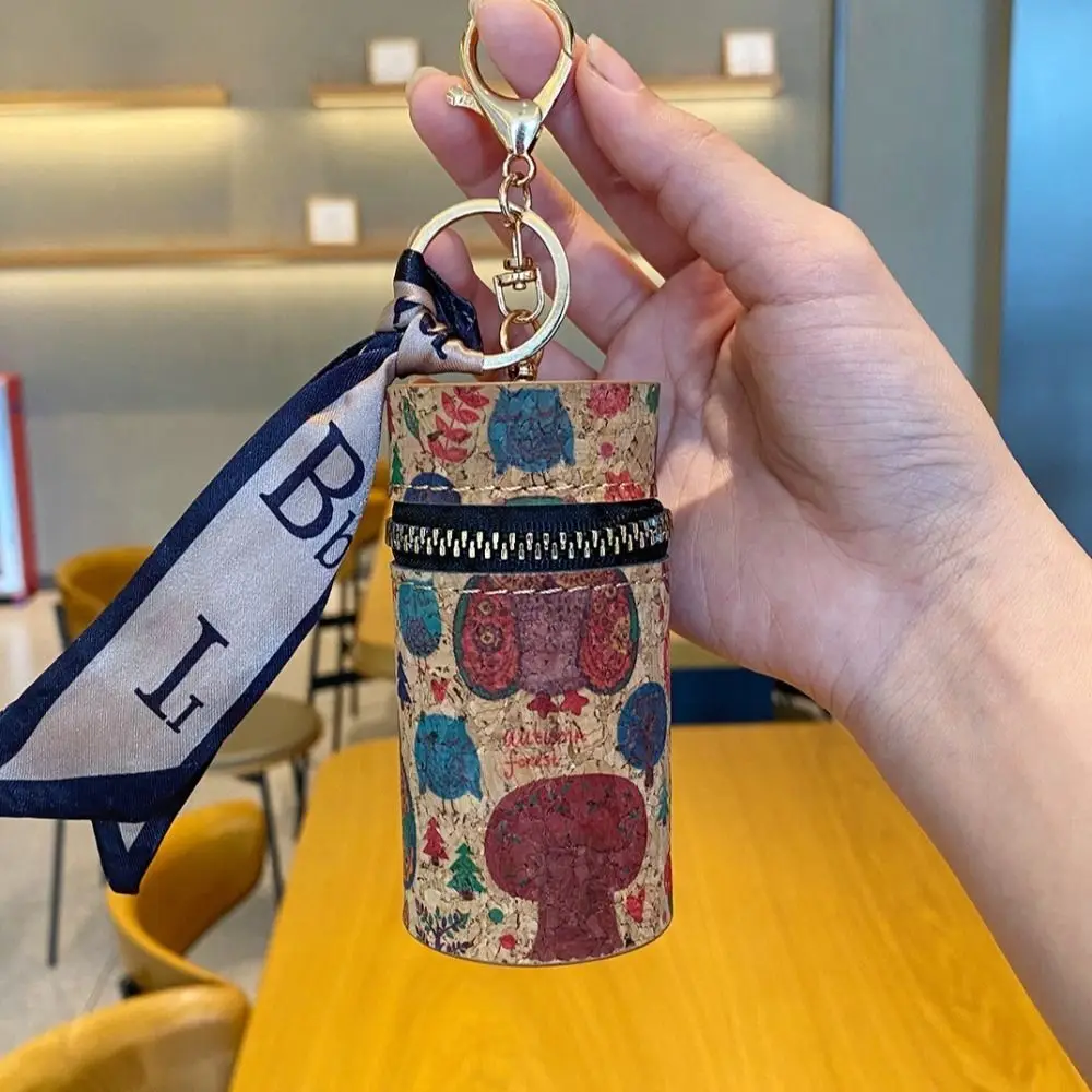 

Compact PU Mini Lipstick Bag Portable Vintage Key Bag Light Luxury Old Money Style Headphone Bag Universal