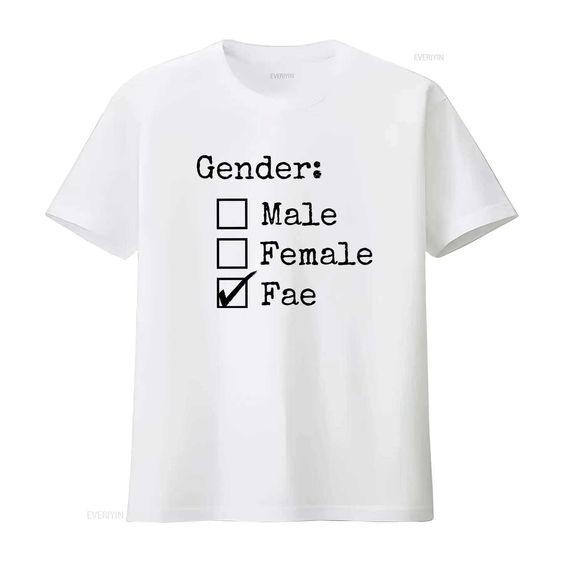 Camiseta de hadas no binaria Queer Fae orgullo no binario Fairycore Grunge transgénero DND Fan Genderfluid ropa género vintage