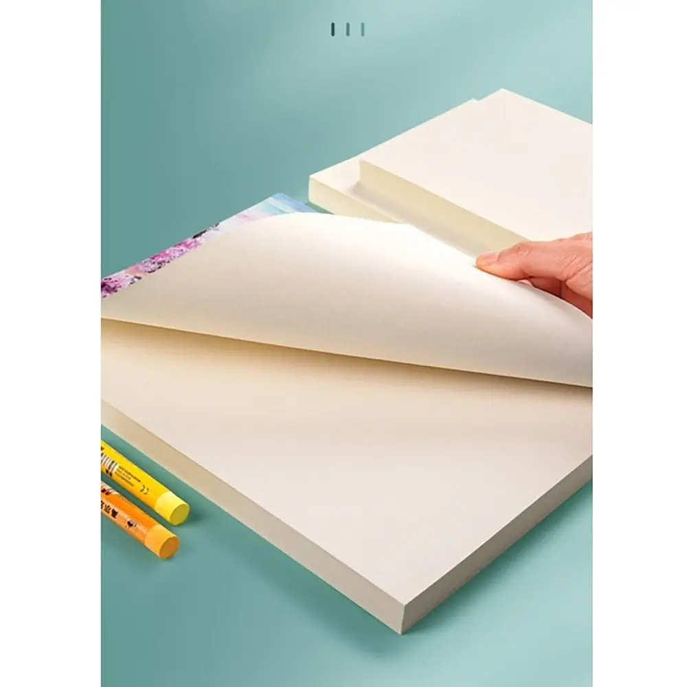 50Sheets/Set 200g Thickened Oil Pastel Special Paper Multi-size Blank Drawing Paper Square Oil Painting Stick Special Paper