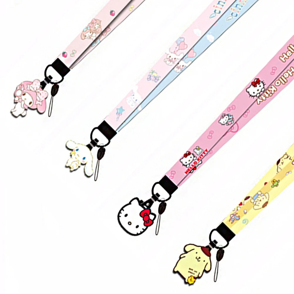 Miniso Id Kaart Lanyard Halsband Cinnamoroll Melodie Cartoon Badge Sleutelhanger Voor Hanger Key Id Badge Houder Sleutelhanger Sleutelhanger