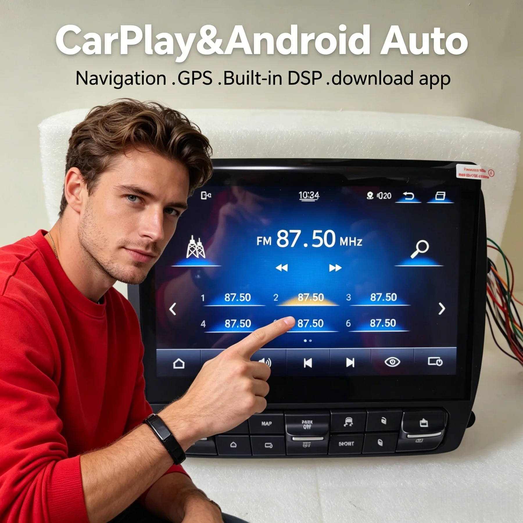 

10.26" Android Screen For Maserati Quattroporte 2004-2012 Car Multimedia Video Player Stereo GPS Navigation 4G CarPlay Head Unit