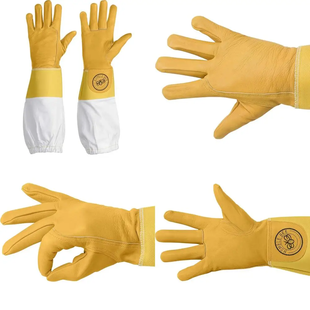 

Усиленные кожаные перчатки из воловьей кожи с улучшенной поддержкой манжеты