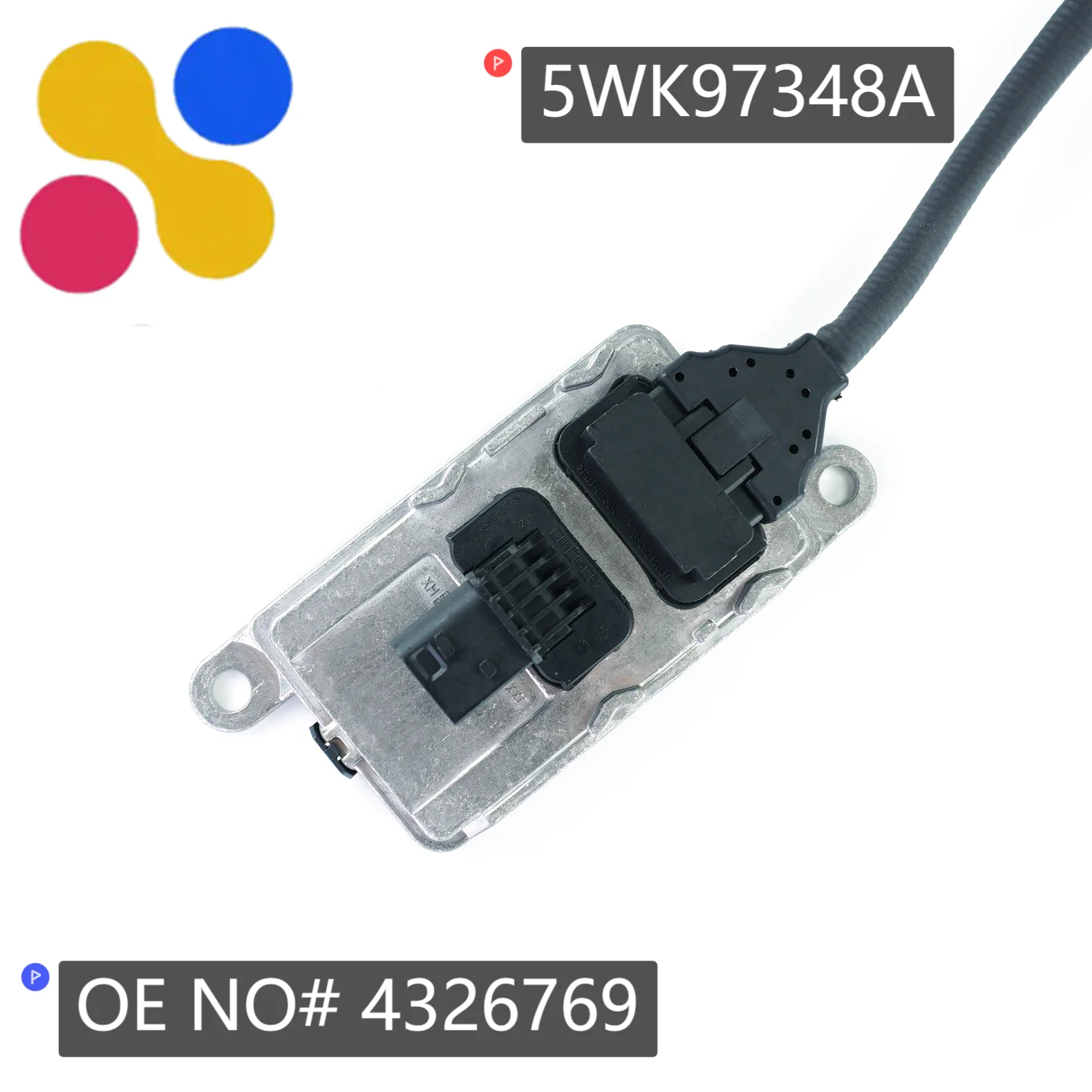 

4326769 5WK97348A Новый датчик оксида азота OEM 4326769 5WK9 7348A Высококачественный чип для датчика NGK Probe Nox для грузовика Cummins