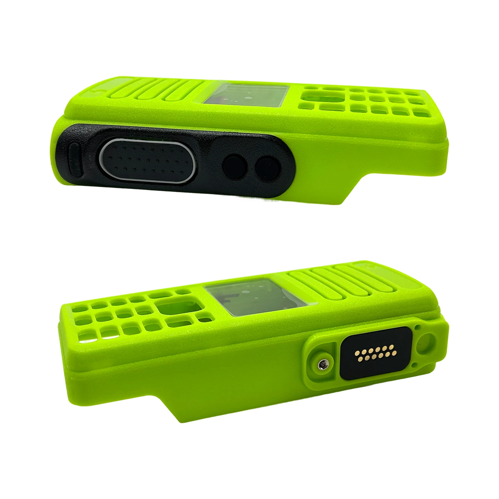 Walkie Talkie เปลี่ยนกรณีซ่อมชุดลําโพง + ไมโครโฟนสําหรับ DGP8550e XPR7550e XIR P8668i Two Way วิทยุสีเขียว