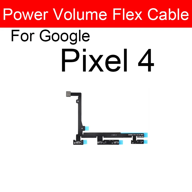 Power Volume Flex Cable For Google Pixel XL 2 2XL 3 3XL 3A 4 4XL 4A XL 5 5A 5G Side Buttons Power Volume Key Flex Ribbon Parts