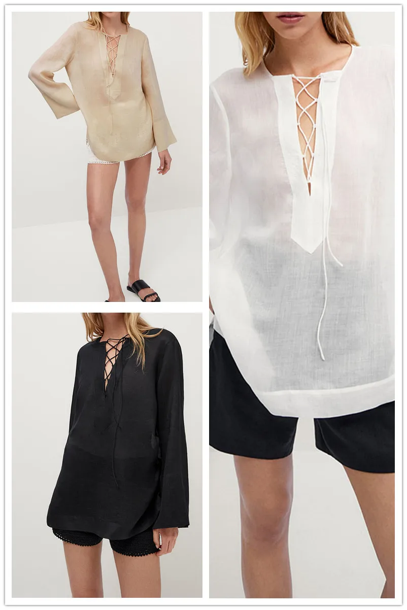 

Женский повседневный длинный све irt, летний новый свободный крой, дизайн Sensation, однотонный льняной утюг, удобный корейский Sle V-Ne