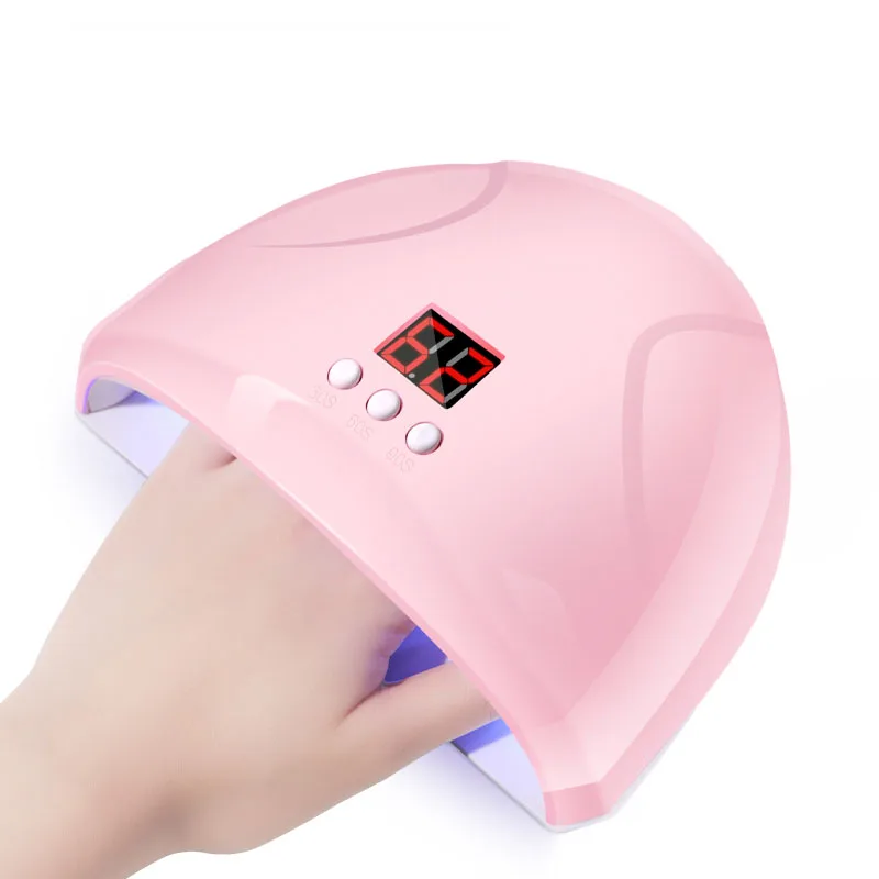 LINMANDA Nail Light Therapy Machine 36w Usb Powered Nail Grill Light Double Light Source Three Speed Timing Nail Light