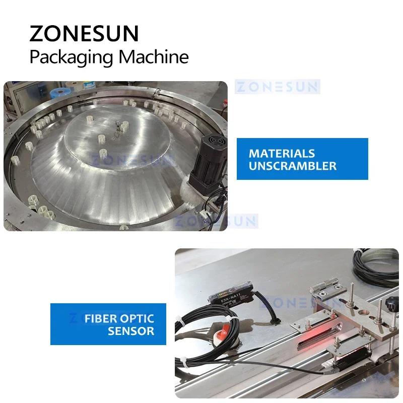ZONESUN Horizontal Automatic Bagging Machine Biscuit Snack Foods Product Packaging Unscrambling Sealing ZS-HYS350U