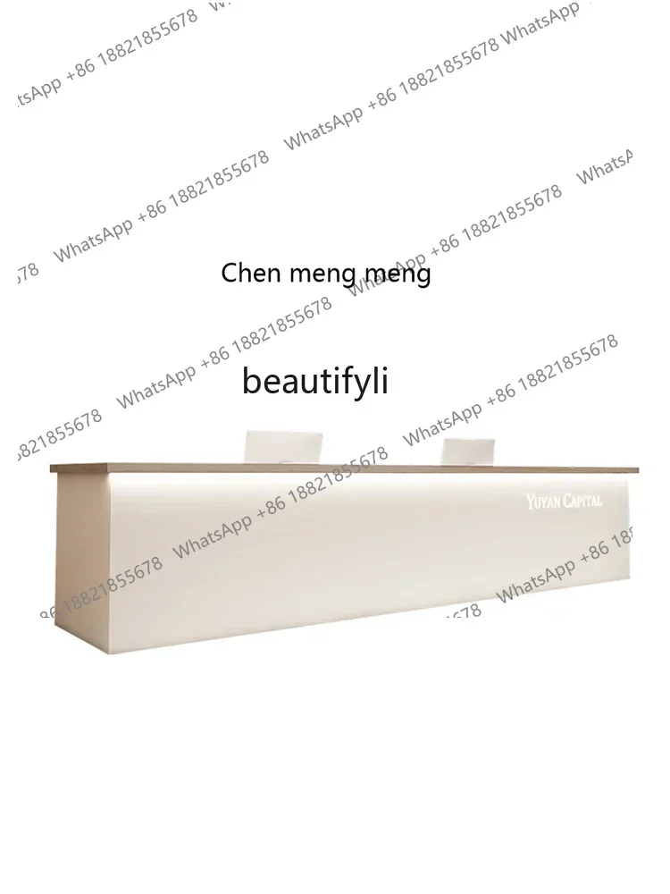 cc182R Modern Training Institution Property Company Hotel Lobby Office Front Desk Reception Cashier Bar R